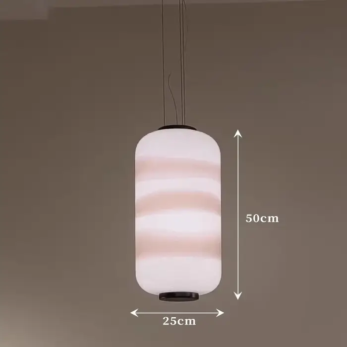 Lampadaire design de luxe de style italien lampadaire LED en verre blanc fumé lampadaire d'hôtel can