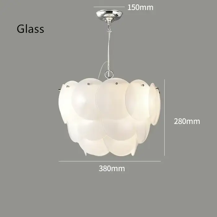 Lampe en céramique blanche au design danois moderne, lustre Pembridge, lumière qualifiée ale créativ