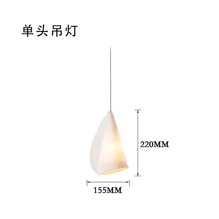 Lustre en céramique minimaliste nordique Canada design créativité artistique suspension lampe Villa
