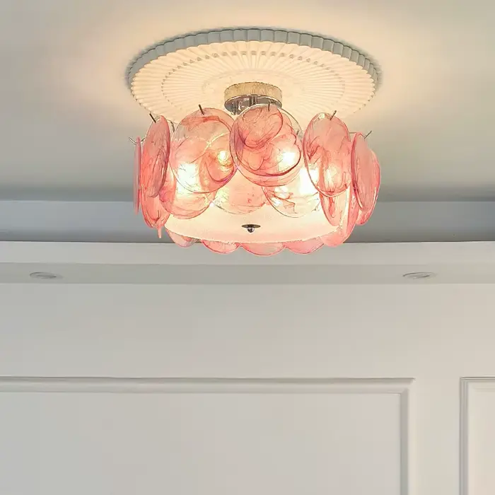 Plafonnier en verre de Murano, lustre moderne coloré pour salon, cuisine, chambre à coucher, éclaira