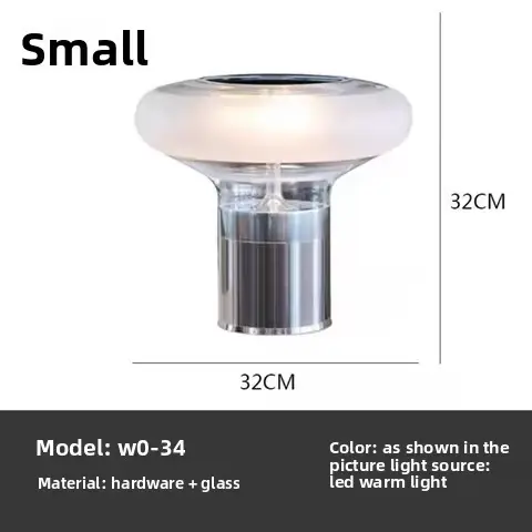 Lampe de chevet en verre minimaliste nordique, design unique, éclairage décoratif pour salon, lampe