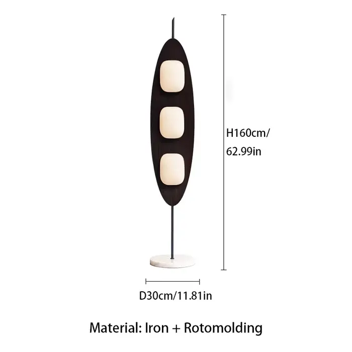 Lampadaire LED moderne en fausse bois, promotionnel, salon, salle d'étude, lecture, lumière ambiante