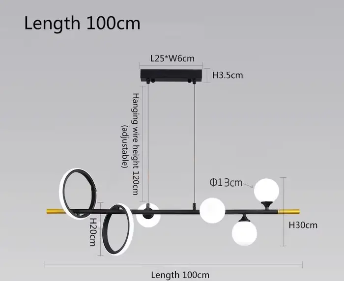 Lampe LED Suspendue en Forme de Boule de Verre au Design Nordique, Luminaire Décoratif d'Nik, Dispon