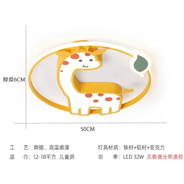 Plafonnier LED design pour chambre de fille, lustre pour chambre d'enfant, décoration de chambre de
