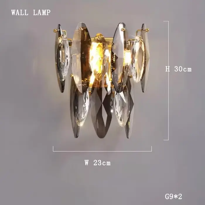 Cristaux de luxe lustre Design italien or lampes suspendues circulaires moderne hôtel hall salon sal