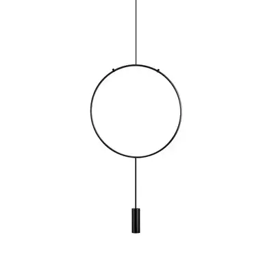 Lampe suspendue en métal au design nordique post-moderne, design créatif, luminaire décoratif d'inté