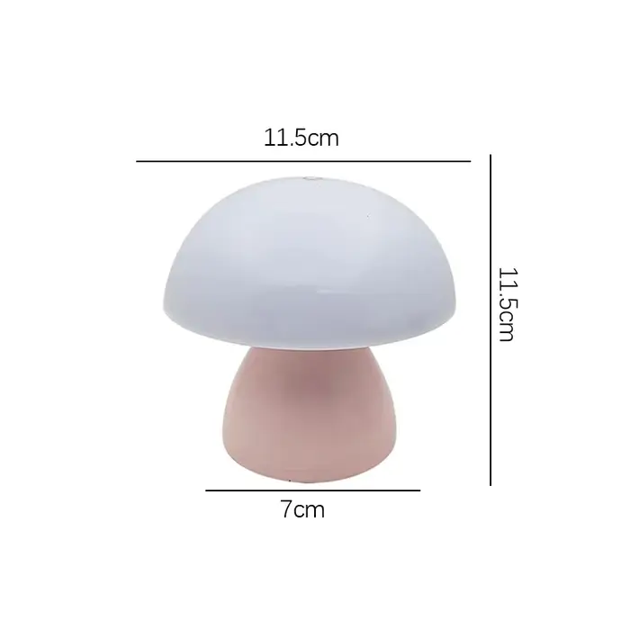 Lampe de Table Led champignon charge tactile bureau café Bar, décoration de chambre d'hôtel, atmosph