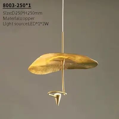 2025 nouveau cuivre Lotus suspension grand lustre moderne pour escalier salon Air Loft sol suspensio