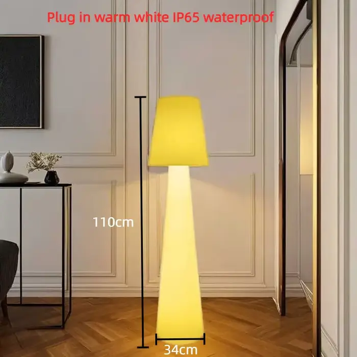 Moderne luxe extérieur/intérieur Rechargeable/solaire/prise paysage champignon lumière LED lueur hau