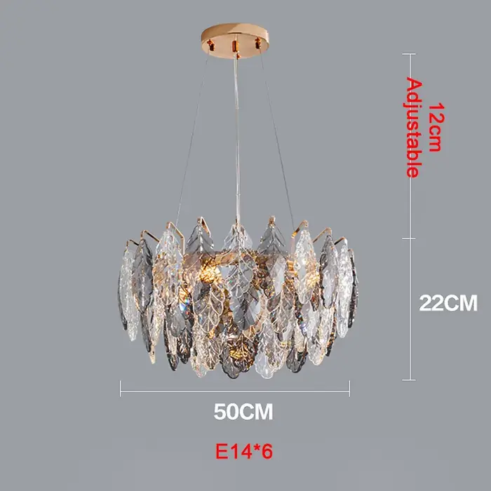 Plafonnier led rond gris fumé au design moderne de luxe, luminaire décoratif d'intérieur, idéal pour