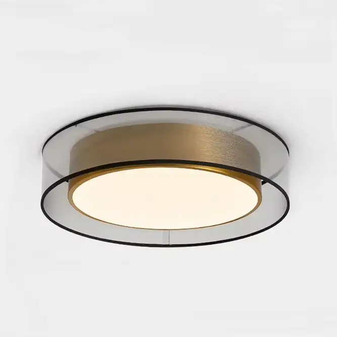 Lampe suspendue de luxe en cuivre Post-moderne, design nordique et minimaliste, luminaire décoratif