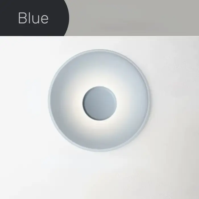 Plafonnier LED Circulaire au Design Nordique Moderne, Luminaire Décoratif d'Nik, Idéal pour une Cham