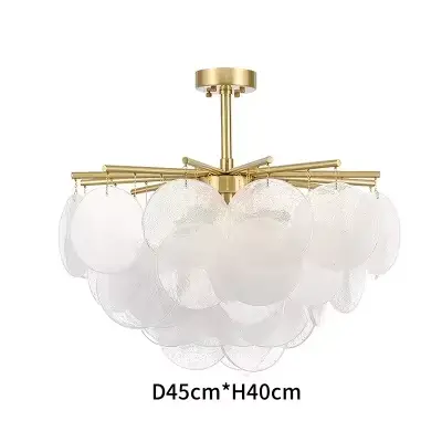 Nimbus cascade lustre moderne verre plafond lustre Art décor E14 suspension lampe décor à la maison