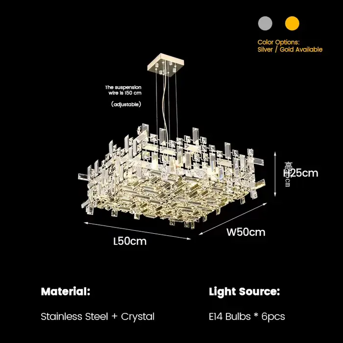 Lustre moderne suspendu pour salle à manger, luminaire de plafond intérieur - Design d'éclairage con