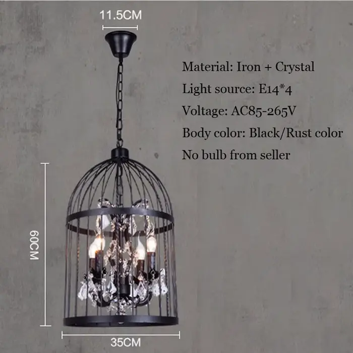 Plafonnier suspendu en forme d'oiseau en cristal, design vintage, luminaire décoratif de plafond, id