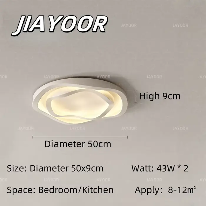 Plafonnier LED rond moderne salon chambre cuisine Table à manger minimaliste décoration de la maison