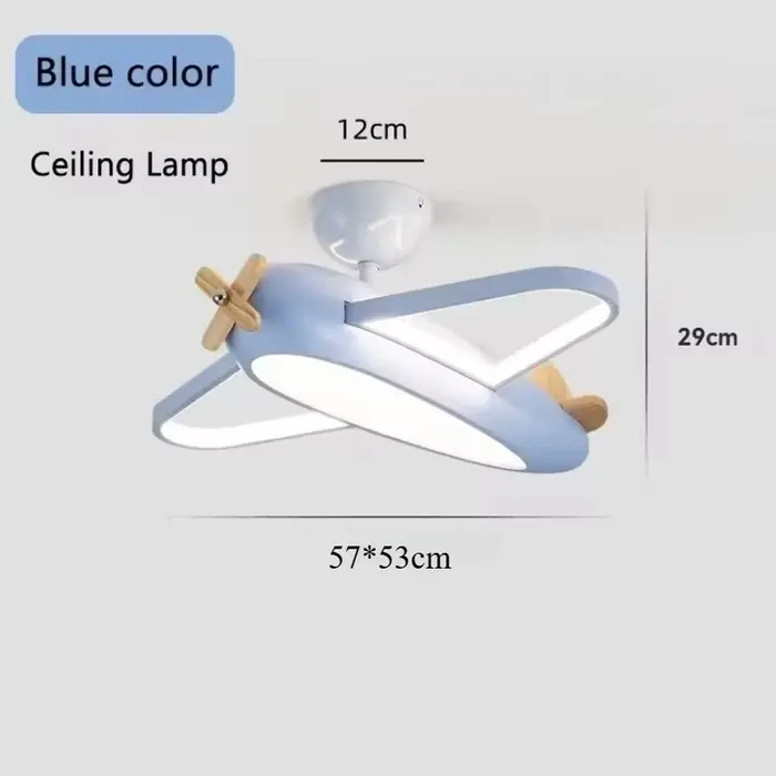 Plafonnier Led au Design d'avion nordique, variable, luminaire décoratif d'intérieur, idéal pour une