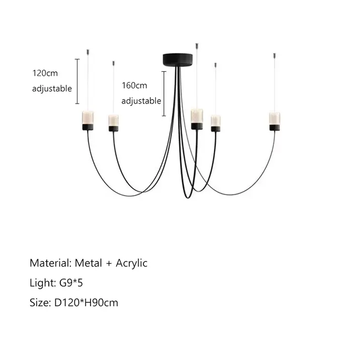 Plafonnier LED au design nordique moderne, éclairage d'intérieur, luminaire décoratif de plafond, id